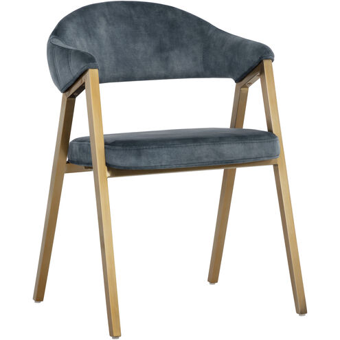 Burgos Nono Petrol Dining Armchair